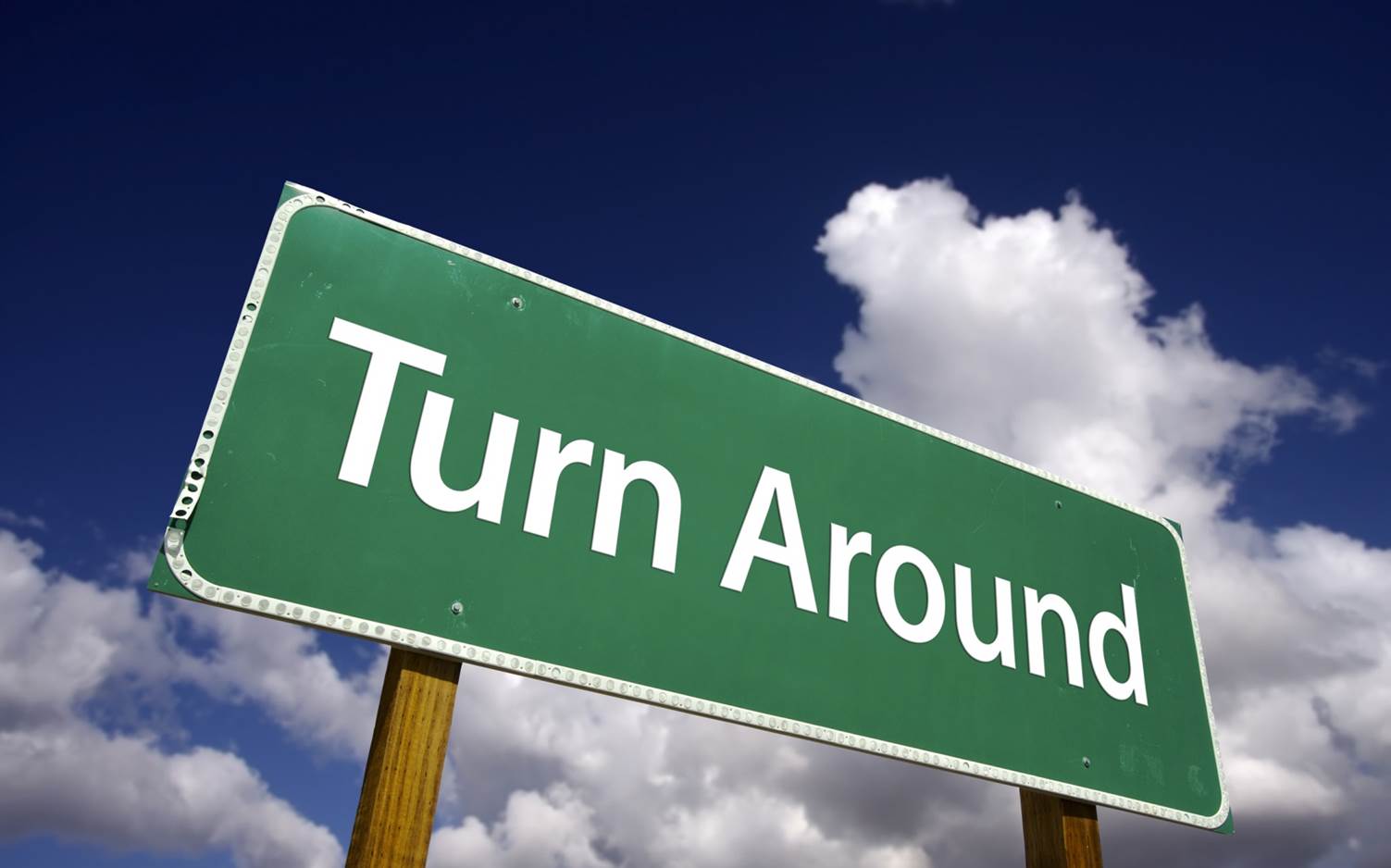 Turn around sign jpeg